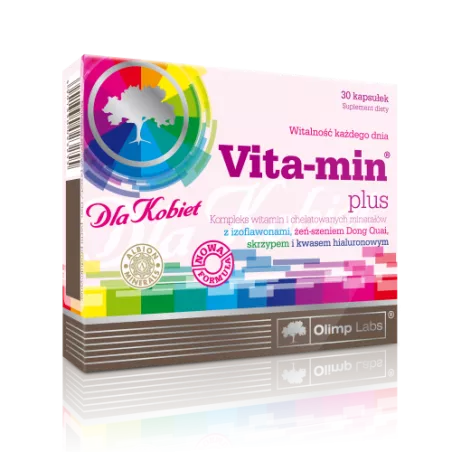 Olimp Vita-min Plus Dla Kobiet 30 kapsułek witaminy dla kobiet OLIMP LABORATORIES