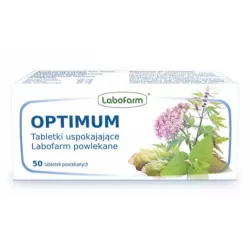 Labofarm tabletki uspokajające Optimum x 50 tabletek Spokój i Sen LABORATORIUM FARMACEUTYCZNE LABOFARM SP. Z O.O. SP.KOMANDYT.