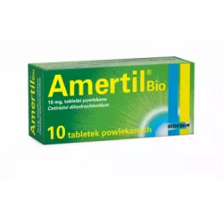 Amertil Bio tabletki powlekane 0.01g x 10 tabletek tabletki na alergię BIOFARM SP.Z O.O.