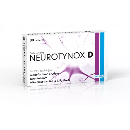Neurotynox D x 30 tabletek witamina D BIOFARM SP.Z O.O.