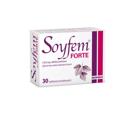 Soyfem Forte 230.8 mg x 30 tabletek Menopauza Andropauza BIOFARM SP.Z O.O.