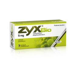 Zyx 5mg x 7 tabletek tabletki na alergię BIOFARM SP.Z O.O.