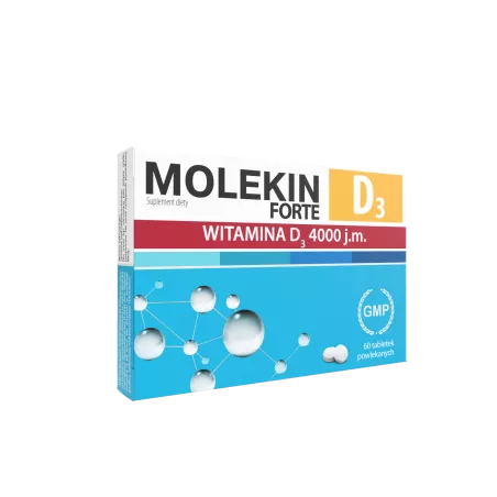 Molekin D3 Forte 4000jm x 60 tabletek witamina D N.P.ZDROVIT SP Z O.O.