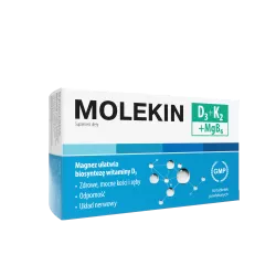 Molekin D3+K2+Mg B6 x 60 tabletek osteoporoza N.P.ZDROVIT SP Z O.O.