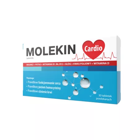 Molekin Cardio x 30 tabletek na wzmocnienie krążenia NP PHARMA SP. Z O.O.