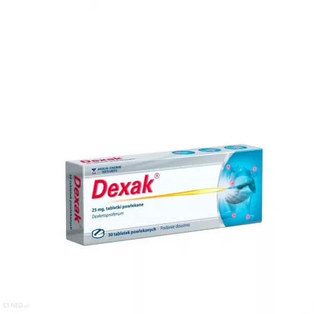 Dexak tabletki powlekane 25mg x 30 tabletek reumatyzm BERLIN CHEMIE AG