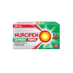 Nurofen Expres Forte 400mg kapsułki miękkie x 30 kapsułek tabletki przeciwbólowe RECKITT BENCKISER POLAND S.A.