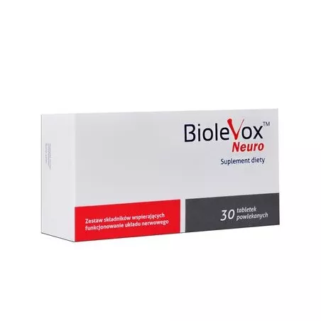 Biolevox Neuro x 30 tabletek Sprawny umysł BIOVICO