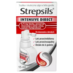 Strepsils Intensive Direct aerozol x 15 ml gardło RECKITT BENCKISER POLAND S.A.