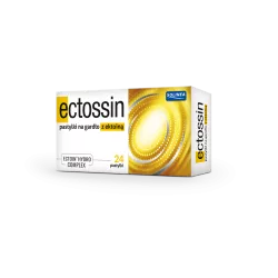 Ectossin pastylki do ssania x 24 sztuki leki na ból gardła i chrypkę SOLINEA SP. Z O.O. SP.K.
