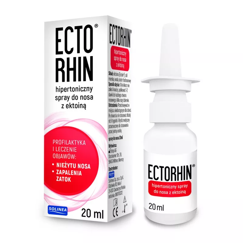 SOLINEA SP. Z O.O. SP.K. ECTORHIN spray x 20 ml ( data ważności 30.06.2026 ) — Inhaltsstoffe i ocena