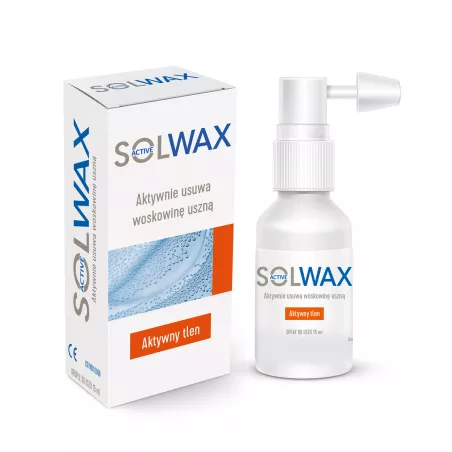 Solwax Active Spray x 15 ml czyste uszy SOLINEA SP. Z O.O. SP.K.