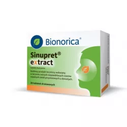 Sinupret Extract 20 tabletek drażowanych chore zatoki BIONORICA SE