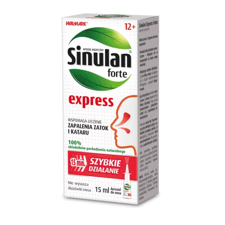 Sinulan Express Forte aerozol do nosa 15 ml leki na katar WALMARK SP. Z O.O.