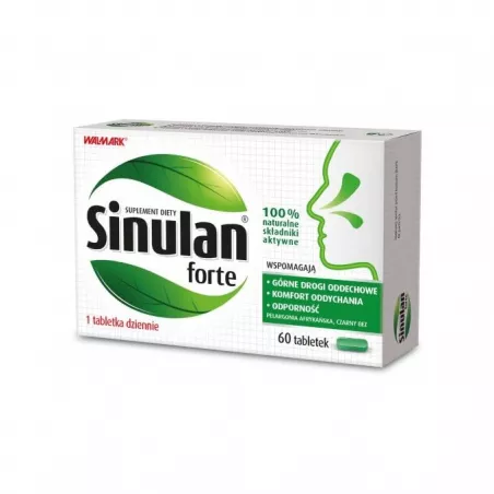 Sinulan Forte 60 tabletek chore zatoki WALMARK SP. Z O.O.
