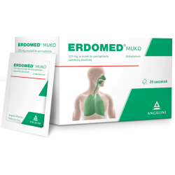 Erdomed Muco x 20 saszetek leki na kaszel ANGELINI PHARMA POLSKA SP. Z O.O.
