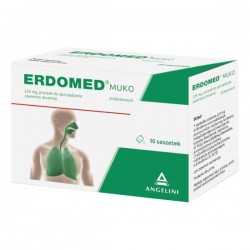 Erdomed Muko x 10 saszetek leki na kaszel ANGELINI PHARMA POLSKA SP. Z O.O.