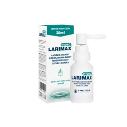 Larimax Hydro spray x 30ml + aplikator leki na ból gardła i chrypkę TACTICA PHARMACEUTICALS SP. Z O.O.