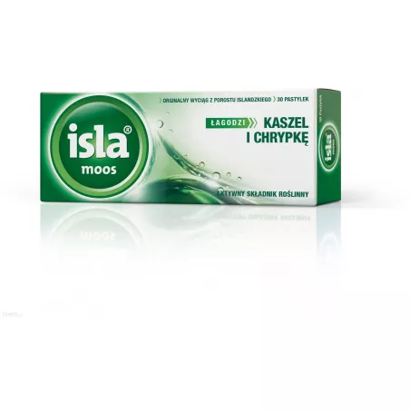 Isla-moos x 30 pastylek leki na ból gardła i chrypkę INTRA SP. Z O.O.