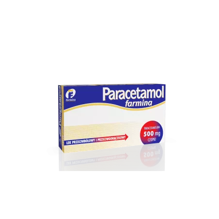 Paracetamol Farmina 500mg czopki 10 sztuk leki na gorączkę FARMINA SP. Z O.O.