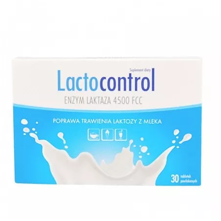 Lactocontrol x 30 tabletek nietolerancja laktozy N.P.ZDROVIT SP Z O.O.