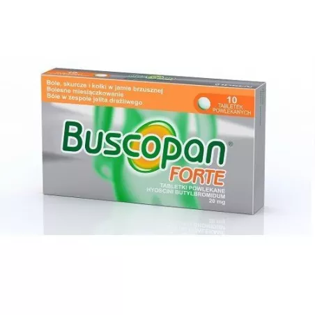Buscopan Forte x 10 tabletek tabletki przeciwbólowe IPSEN CONSUMER HEALTHCARE