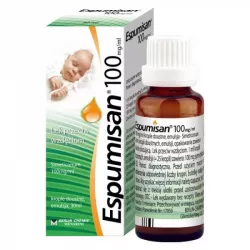 Espumisan krople 100mg/ml x 30 ml preparaty na wzdęcia BERLIN CHEMIE AG