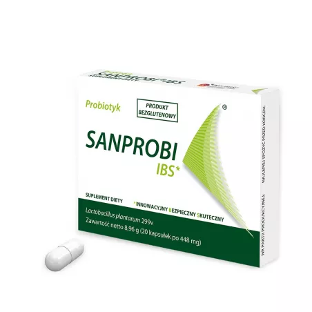 Sanprobi IBS x 20 kapsułek preparaty na jelito drażliwe SANPROBI SP. Z O.O. SP.K.