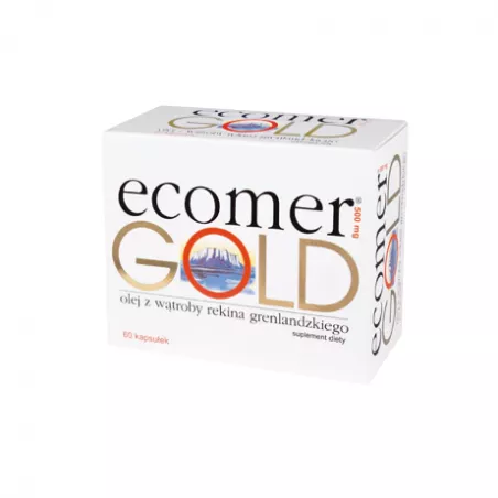 Ecomer Gold 500 mg x 60 tabletek tran i omega KROTEX PHARM SP. Z O.O. SP. K.