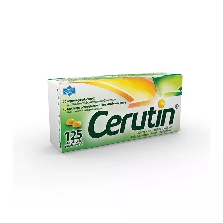 Cerutin 100 mg+25 mg x 125 tabletek witamina C POLFARMEX S.A.