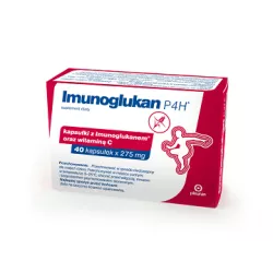 Imunoglukan 100 mg x 40 kapsułek ( data ważności 30.09.2025 ) naturalne preparaty na odporność PHARMAPOINT S.A.
