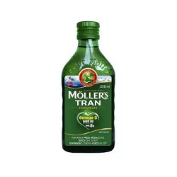 Möllers tran norweski 250 ml naturalny smak trany i oleje ORKLA CARE S.A.