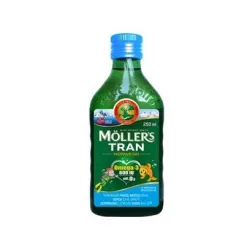 Mollers tran norw aromat owocowy 250 ml naturalne preparaty na odporność ORKLA CARE S.A.