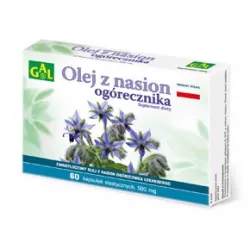 Biogal, olej z nasion ogórecznika 500mg x 60 kapsułek trany i oleje SPEC.PRZED.ROL.-PROD. GAL S.C.
