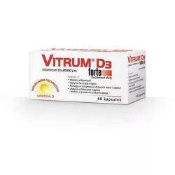 Vitrum D3 Forte 2000 j.m. x 60 kapsułek wit. D TAKEDA PHARMA SP. Z O.O.