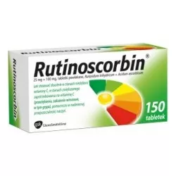 Rutinoscorbin x 150 tabletek witamina C GLAXOSMITHKLINE CONSUMER HEALTHCARE SP. Z O.O.