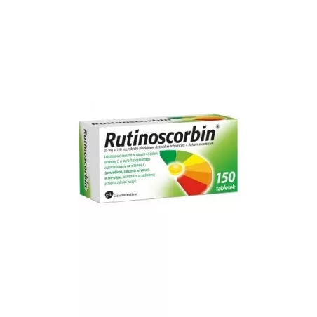 Rutinoscorbin x 150 tabletek witamina C GLAXOSMITHKLINE CONSUMER HEALTHCARE SP. Z O.O.