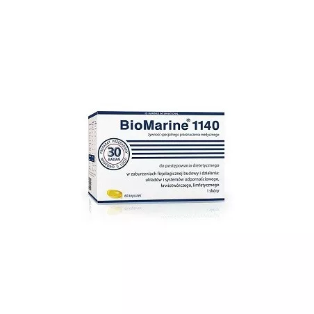 BioMarine 1140 Olej z Wątroby Rekina x 60 kapsułek naturalne preparaty na odporność MARINEX INTERNATIONAL SP. Z O.O.