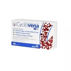 Cyclovena x 60 tabletek na wzmocnienie krążenia PRZEDSIĘBIORSTWO FARMACEUTYCZNE LEK-AM SP. Z O.O.