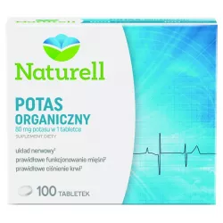 Naturell Potas organiczny x 100 tabletek potas USP ZDROWIE SP. Z O.O