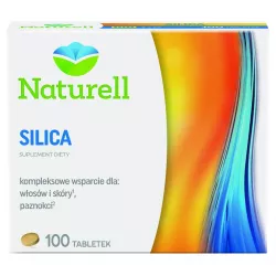 Naturell Silica x 100 tabletek Skóra Włosy i paznokcie USP ZDROWIE SP. Z O.O