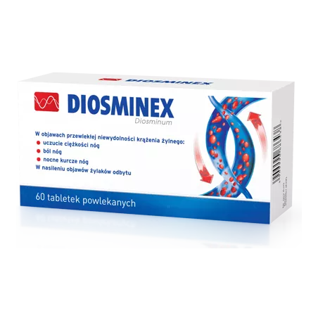 Diosminex 500mg x 60 tabletek preparaty na obrzęki PHARMASWISS CZESKA REPUBLIKA S.R.O.