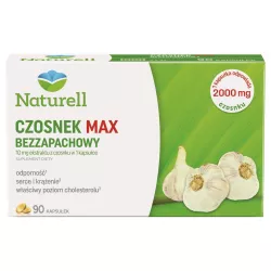 Naturell Czosnek Max Bezzapachowy x 90 kapsułek naturalne preparaty na odporność USP ZDROWIE SP. Z O.O