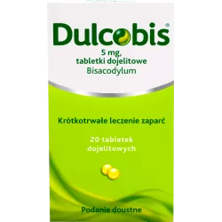 Dulcobis 5mg x 20 tabletek preparaty na zaparcia Opella Healthcare Poland