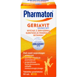 Geriavit pharmaton x 30 tabletek Multiwitaminy Opella Healthcare Poland