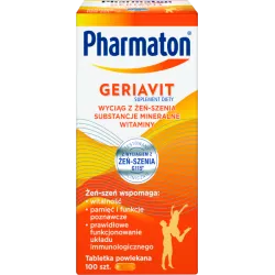 Geriavit pharmaton x 100 tabletek Multiwitaminy Opella Healthcare Poland