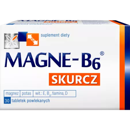 Magne B6 skurcz 30 tabletek powlekanych magnez SANOFI AVENTIS SP. Z O.O.