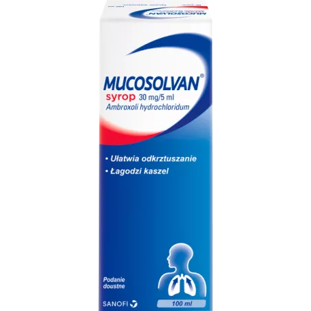 Mucosolvan syrop 30mg/5ml x 100 ml kaszel SANOFI AVENTIS SP. Z O.O.