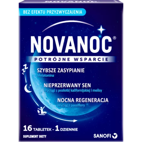 Novanoc x 16 tabletek Stres SANOFI AVENTIS SP. Z O.O.
