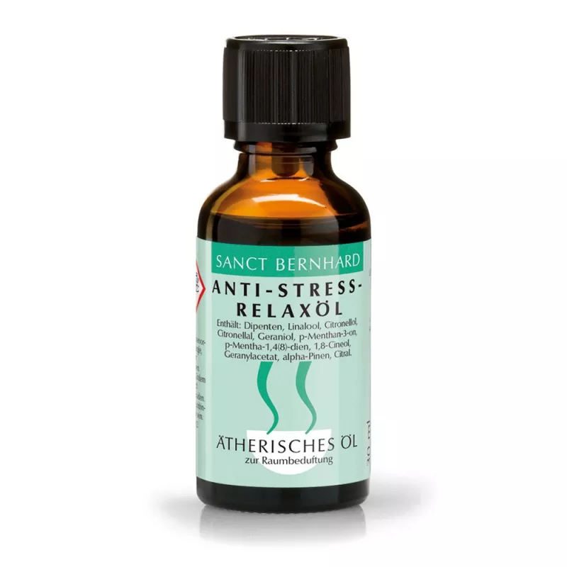 Kräuterhaus Sanct Bernhard KG Sanct Bernhard Anti- Stress- Relaxol Olejek Relaksacyjny 30 ml — Składniki i ocena
